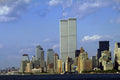 804067 The Twin Towers, Lower Manhattan, New York, U.S.A. A4 Photo Print