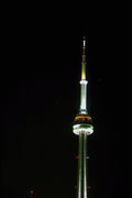 804075 CN Tower, At Night, Toronto, Ontario, Canada A4 Photo Print