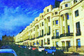 804081 Regency Architecture, Brighton, England, U.K. A4 Limited Edition Watercolour Print