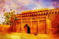 804086 Djenne, Mali A4 Limited Edition Watercolour Print