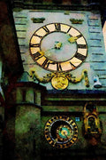 804087 Zeitglocken, Bern, Switzerland A4 Limited Edition Watercolour Print