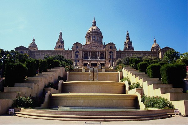 804089 Barcelona Art Museum, Spain A4 Photo Print