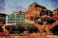 804090 Yemenite Scenery, Yemen A4 Limited Edition Watercolour Print