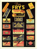 805 Frys Chocolates 1930S advert A4 Photo Print