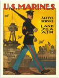 805 us marines 2 Vintage Advert A4 Photo Print