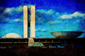 805010 Brasilia, Brazil A4 Limited Edition Watercolour Print