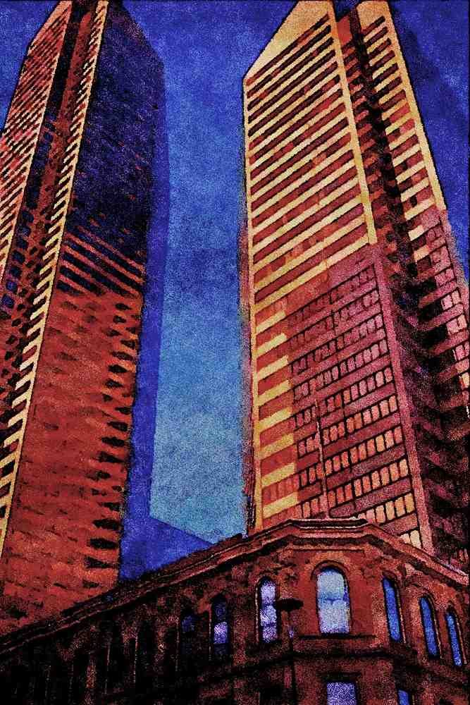 805014 Calgary, Alberta, Canada A4 Limited Edition Watercolour Print