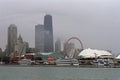 805019 Chicago Skyline, Illinois, U.S.A. A4 Photo Print