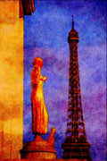 805025 Eiffel Tower, Paris, France A4 Limited Edition Watercolour Print