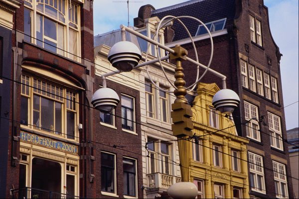805054 Various Housing Styles Are An Architectural Feast To The Eye, Amsterdam, Netherlands A4 Photo Print