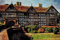 805062 Speke Hall, Tudor Half Timbered House, Merseyside, U. K. A4 Limited Edition Watercolour Print