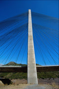 805069 Motorway Bridge, Barrios De Luna, Spain A4 Photo Print