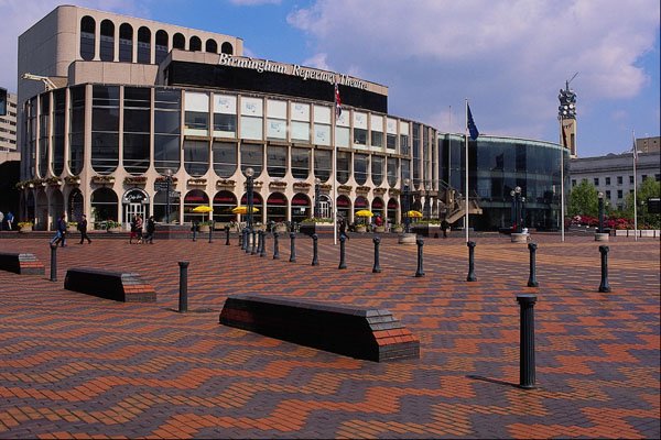 805092 Birmingham Repertory Theater, Birmingham, England, U.K. A4 Photo Print