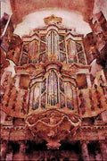 805094 Westerkerk Prinsengracht, Amsterdam, Netherlands A4 Limited Edition Watercolour Print