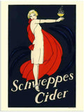 805K schweppes cider 2 Vintage Advert A4 Photo Print