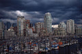 806020 Dark Clouds, Vancouver, British Columbia, Canada A4 Photo Print