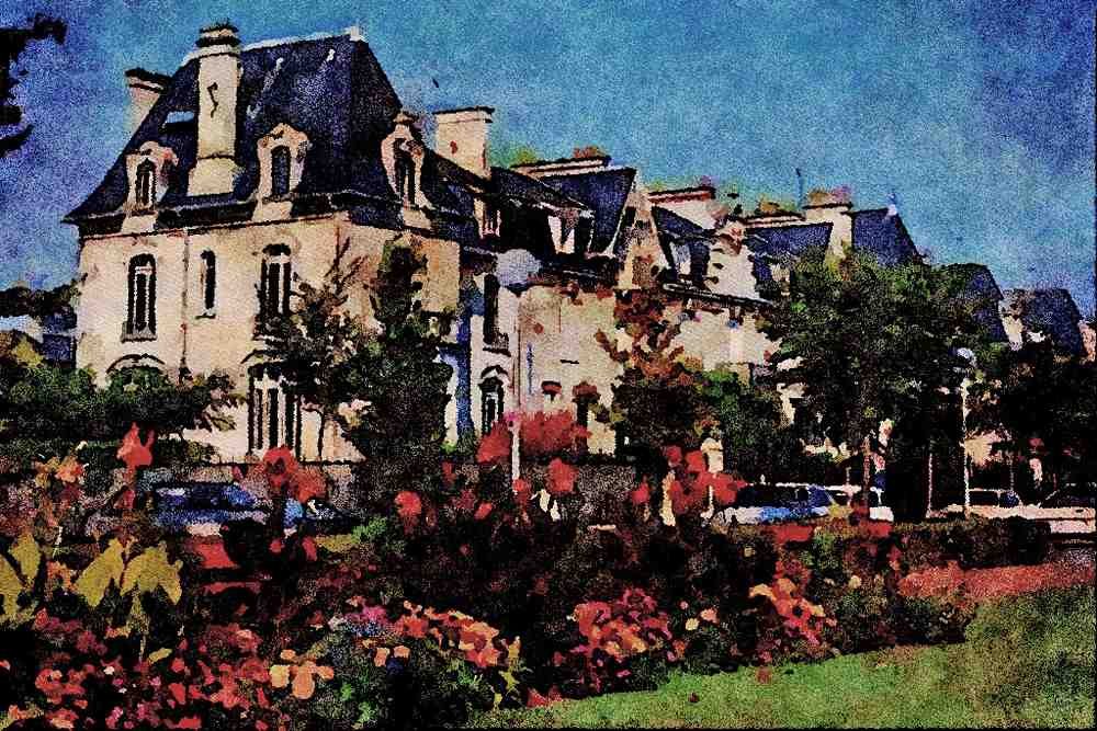806030 Poitou Charentes, La Rochelle, France A4 Limited Edition Watercolour Print