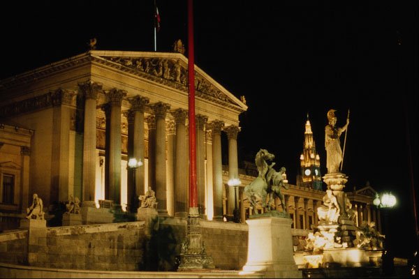 806039 Parliament, Vienna, Austria A4 Photo Print
