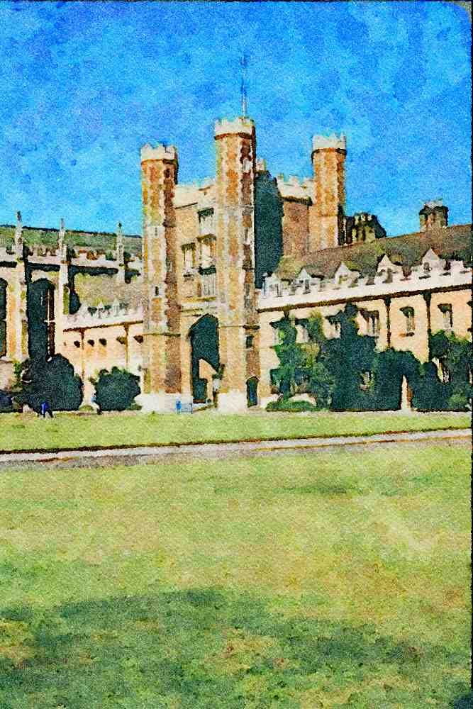 806051 Cambridge, U.K. A4 Limited Edition Watercolour Print