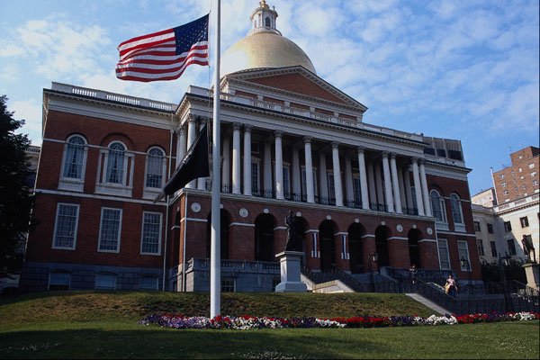 806053 State Capitol Building, Boston, Massachusetts, U.S.A. A4 Photo Print