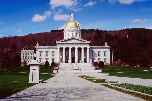 806057 Capitol Building, Montpelier, Vermont, U.S.A. A4 Photo Print