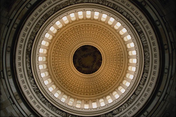 806059 The Ceiling Of The Capitol Dome, Washington, D.C., U.S.A. A4 Photo Print