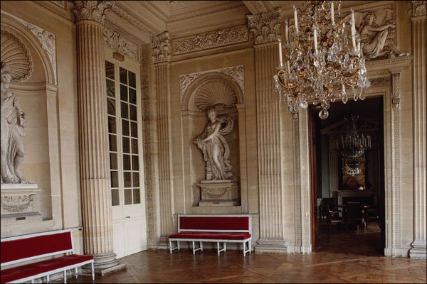 806064 Interior Dining Hall, Chateau De Maisons, Maison Laffitie, France A4 Photo Print