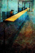 806068 Reception Desk For Business Design Systems A4 Limited Edition Watercolour Print