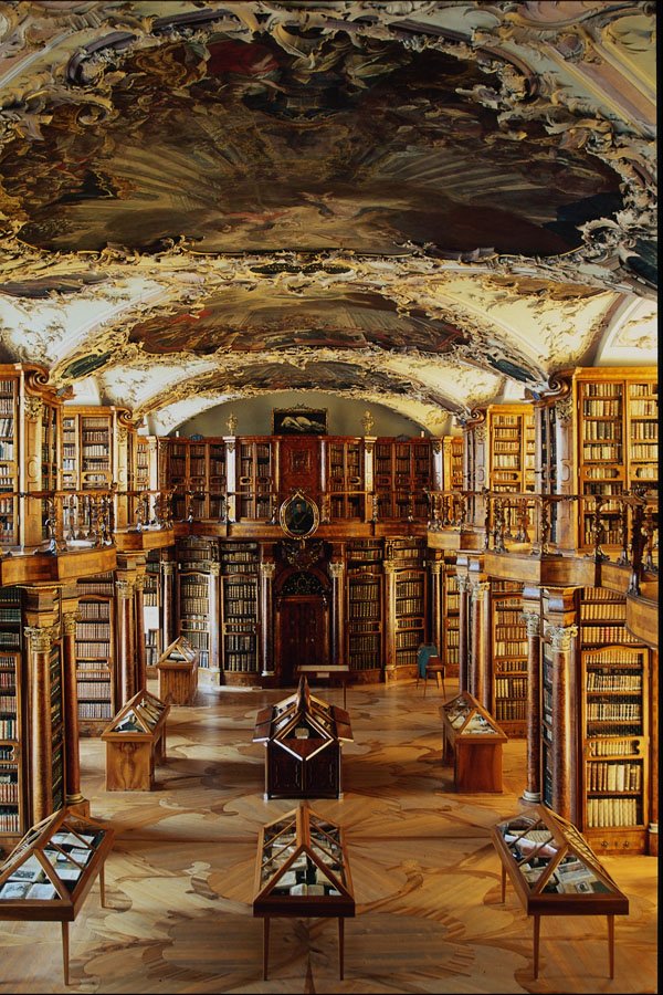 806072 Baroque Abbey Library, St. Gallen, Switzerland A4 Photo Print