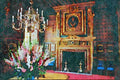 806075 Interior, Chateau Chambord, Loire Valley, France A4 Limited Edition Watercolour Print
