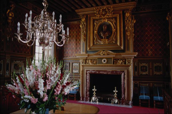 806075 Interior, Chateau Chambord, Loire Valley, France A4 Photo Print