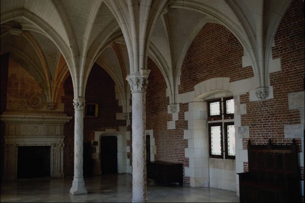 806077 Interior, Royal Chateau Amboise, Loire Valley, France A4 Photo Print