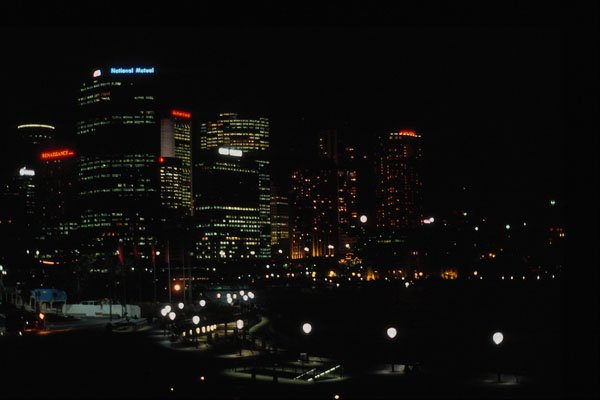 806087 Sydney At Night, Australia A4 Photo Print