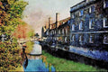 806090 Cambridge Canal, England, U.K. A4 Limited Edition Watercolour Print