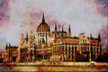806097 Parliament Buildings, Budapest, Hungary A4 Limited Edition Watercolour Print