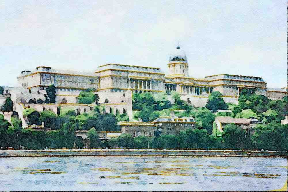 806098 Parliament Buildings, Budapest, Hungary A4 Limited Edition Watercolour Print