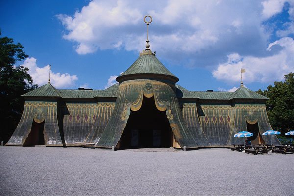 807002 Koppartalten (copper Tents), Stockholm, Sweden A4 Photo Print