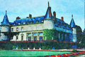 807005 Rambouillet Chateau, Charles De Gaulle's Favorite Hideaway, France A4 Limited Edition Watercolour Print