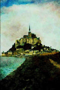 807007 Mont St. Michel, Normandy, France A4 Limited Edition Watercolour Print