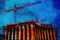 807025 Tower Crane, Washington, D.C., U.S.A. A4 Limited Edition Watercolour Print