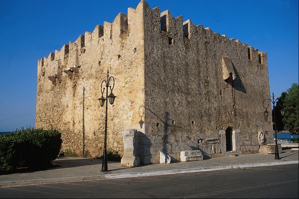 807041 Evvia Karistos, 13th Century Venetian Tower, Greece A4 Photo Print