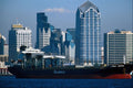 807052 Afternoon Skyline, San Diego, California, U.S.A. A4 Photo Print