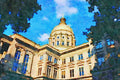 807063 Capitol Building, Atlanta, Georgia, U.S.A. A4 Limited Edition Watercolour Print