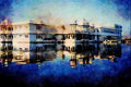 808003 The Lake Palace, Udaipur, India A4 Limited Edition Watercolour Print