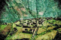 808010 Inca Ruins, Pisac, Peru A4 Limited Edition Watercolour Print