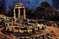 808011 Delphi, Greece A4 Limited Edition Watercolour Print