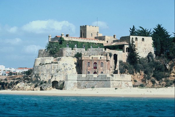 808012 Sea side Fortification, Portugal A4 Photo Print