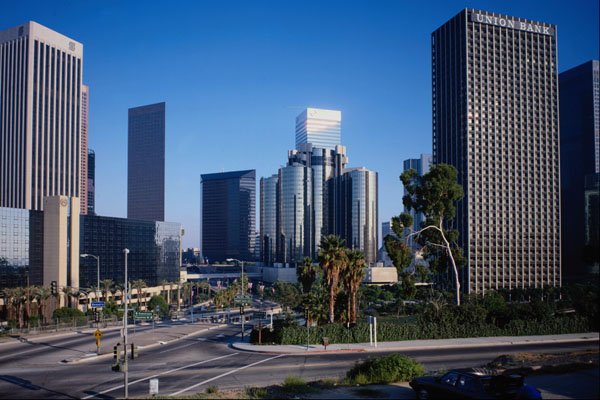 808015 Downtown Los Angeles, California, U.S.A. A4 Photo Print