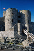 808030 Harlech Castle, Outer Gate And Gatehouse, Northern Wales, U.K. A4 Photo Print