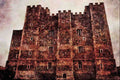 808032 Dover Castle, The Keep, Built 1180, Dover, England, U.K. A4 Limited Edition Watercolour Print